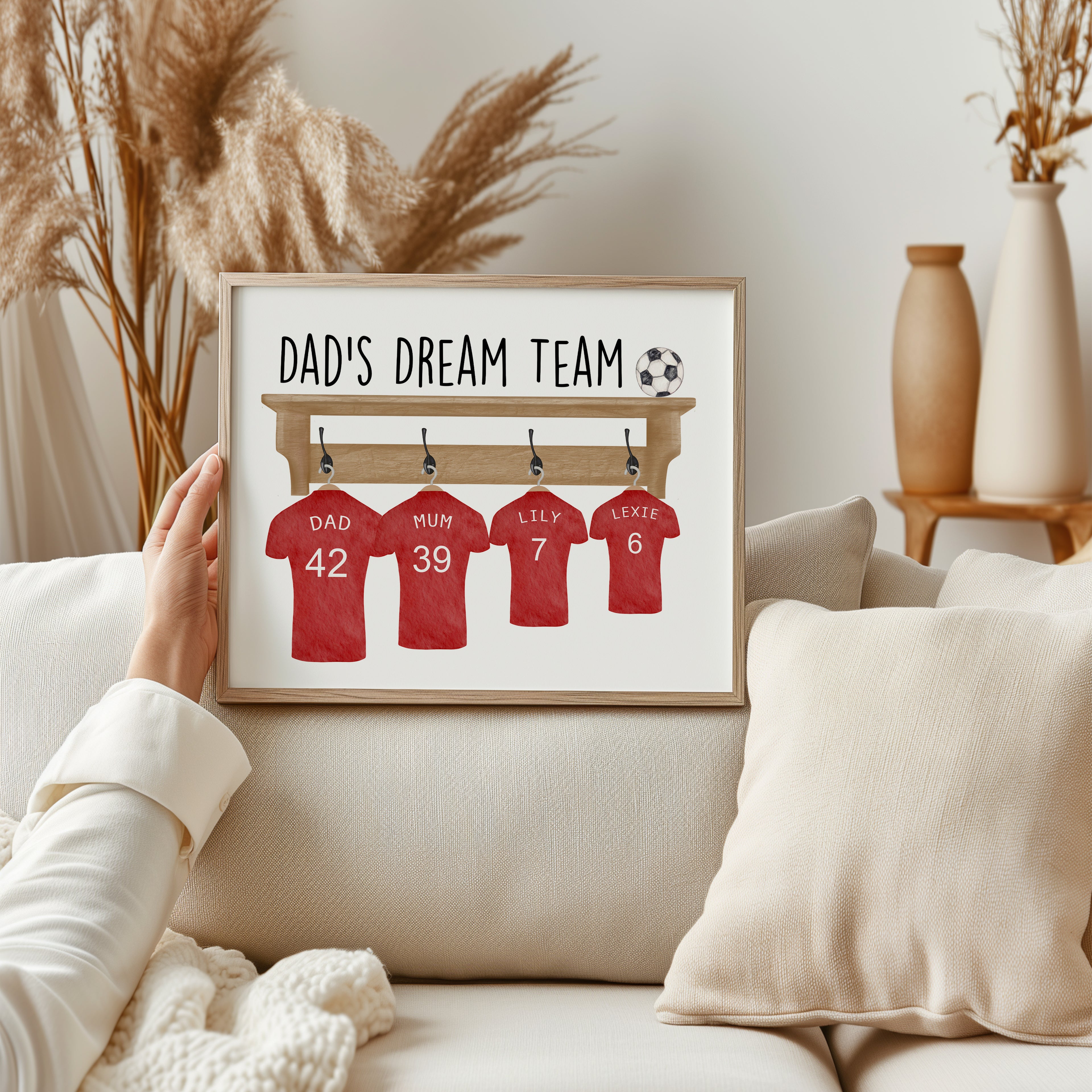 Dad's Dream Team Print