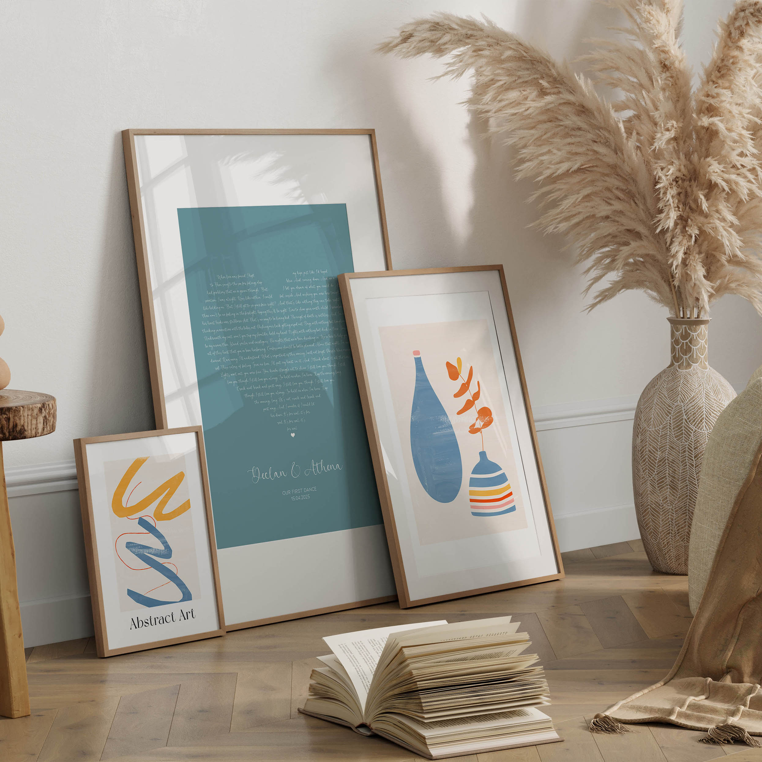 Show your love with a personalised heart lyric print featuring your favourite song. A thoughtful Valentine’s gift for him or her.