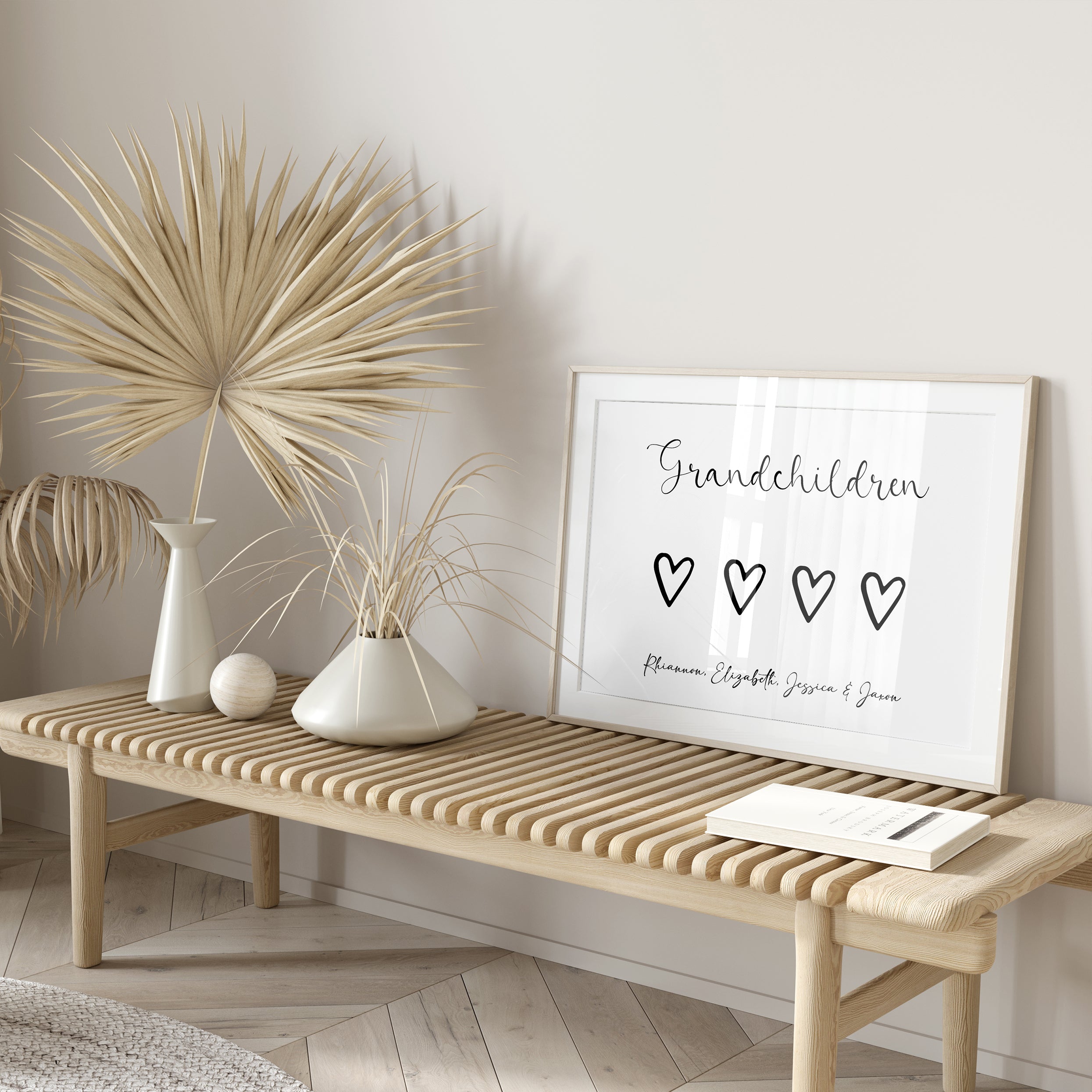 Grandma’s Grandchildren Print available in different colour styles